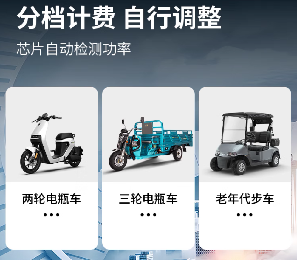 4G智能扫码充电插座2路 户外小区电瓶电动车充电桩家用刷卡